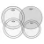 Set Parches Remo Pp-0110-ps 4 Parches 10 12 14 + 14 Propack - comprar online