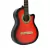 Guitarra Clasica Criolla Cielito 12 Con Corte de Estudio - Rojo Esfumado en internet