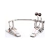 Pedal De Bombo Doble Demon Drive Pearl Con Estuche