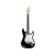 Guitarra Electrica Leonard LE362 Tipo Stratocaster Con Palanca Microfonos SSS de 21 Trastes con Puente Tremolo - Negro