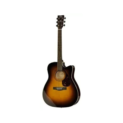 Guitarra Electroacústica Folk Yamaha Con Cutaway FX370C TBS Tobacco Brown Sunburst - comprar online