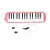 Flauta melodica Lincoln Winds ME32S-SB-P 32 notas con funda Rosa en internet