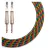 Cable instrumento KWC 207 Iron 1/4 Plug a 1/4 Plug mallado 6 mts Color Reggae - Baires Rocks - Instrumentos Musicales y Audio e Iluminación Profesional