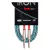 Cable instrumento KWC 207 Iron 1/4 Plug a 1/4 Plug mallado 6 mts Color Celeste - comprar online