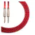Cable instrumento KWC 207 Iron 1/4 Plug a 1/4 Plug mallado 6 mts Color Rojo