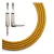Cable instrumento KWC 222 Iron 1/4 Plug a 1/4 Plug Ang mallado 3 mts Color Amarillo