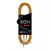 Cable instrumento KWC 223 Iron 1/4 Plug a 1/4 Plug Ang mallado 6 mts color Amarillo