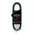 Cable instrumento KWC 223 Iron 1/4 Plug a 1/4 Plug Ang mallado 6 mts color Verde