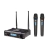 Sistema 2 Microfonos Inalambricos SKP UHF-600 PRO UHF para Voces