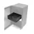 Cajon metalico 4U Samson SRKDR4U c/ tapa para Rack