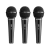 Kit De 3 Microfonos Dinamicos Para Voz Behringer Xm1800s