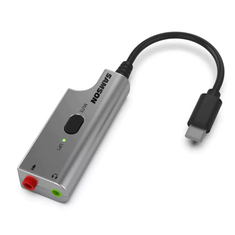 Sistema de Microfono de Vincha USB Samson DEU1 Notebook Mac PC