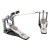 Pedal De Bombo Eliminator Twin Doble Con Estuche Zurdo