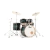 Bateria Pearl Decade Maple Series 5 cuerpos Sin Fierros