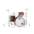 Bateria Pearl Wood-Fiberglass Series 3 cuerpos sin fierros327 Satin Cocoa Burst