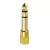 Adaptador metalico Venetian LB2054 Plug 1/8" a Plug 1/4" Estereo