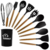 Kit 12 Utensílios De Cozinha - (colheres menores) - emishop