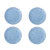 SET 4 PLATO PLAYO MELAMINA 27CM TERRAZO GRIS en internet