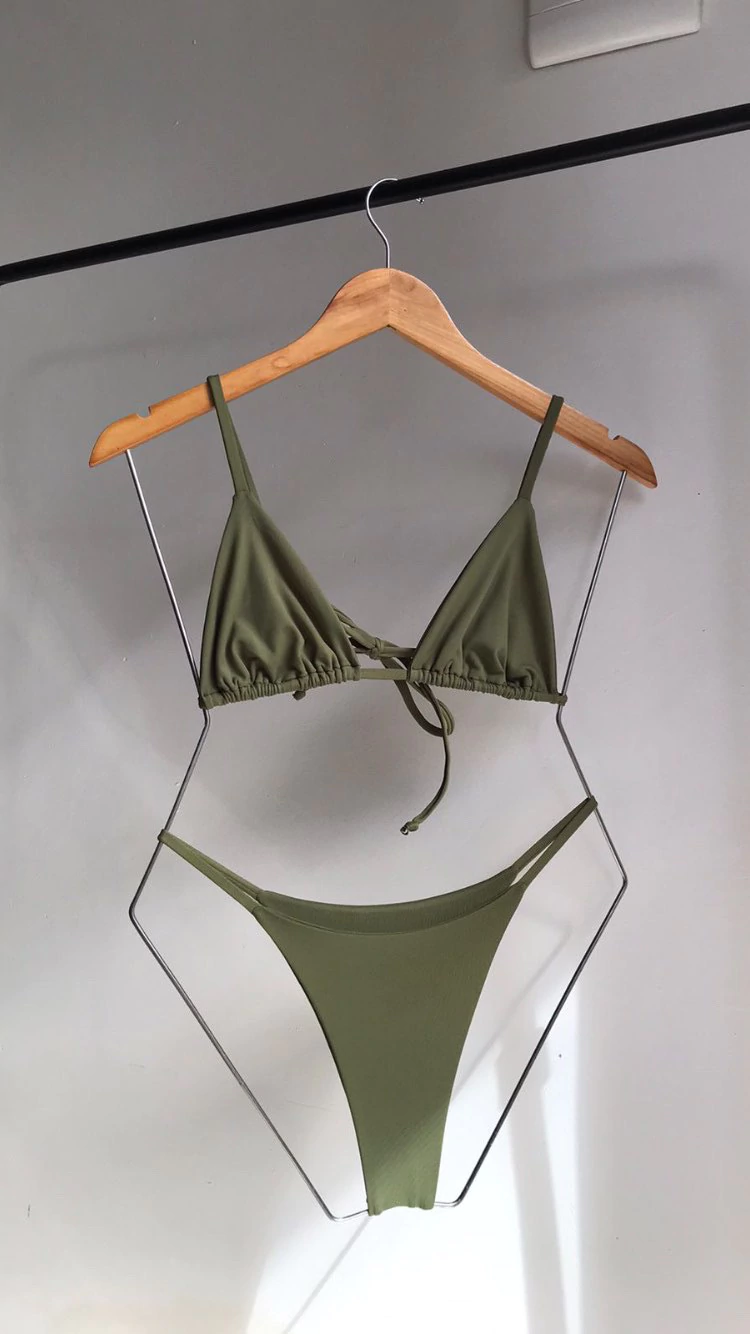 Conjunto Tati / verde militar