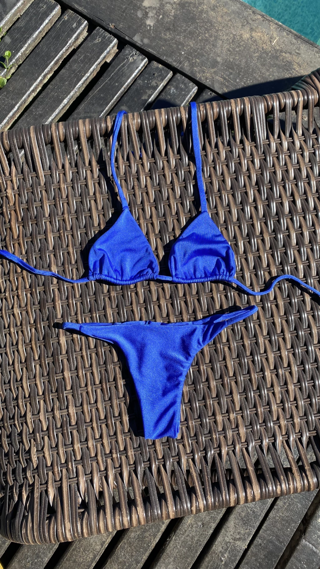 Conjunto Tati / azul royal SHINE -