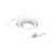 Spot de embutir spotline e-43 dicro blanco cuadrado en internet
