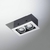Embutido leuk karol 2 luces dicro blanco rectangular - Lograsso iluminación