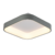 Plafon decorativo markas led intergrado l3424g gris cuadrado 24w