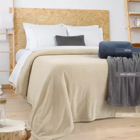 Frazada De coral fleece 2 1/2 Pl