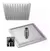Flor ducha cuadrada acero inoxidable - comprar online