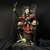 Exu Caveira Trono (D) 39cm - Resina - Umbanda Candomble