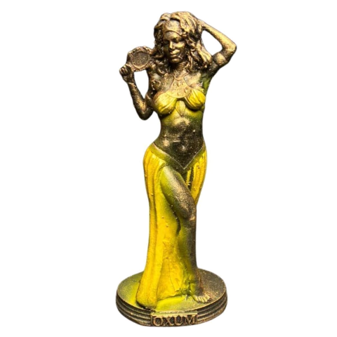 Mini Oxum Espelho 10 cm (D) - Resina