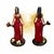 Pomba Gira Rosa Caveira (V/R) 24 cm - Resina - Umbanda Candomble - comprar online