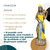 Oxum 41 cm - Gesso - Umbanda Candomble - Studio Orion Artigos Religiosos