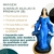 Iemanjá Premium (R) (A) - Resina - Umbanda Candomble - loja online
