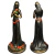 Pomba Gira Rosa Negra (R) 22cm - Resina - Umbanda Candomble - comprar online
