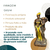 Oxum Espelho 24cm - Gesso - Umbanda Candomble - Studio Orion Artigos Religiosos