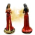 Pomba Gira Rosa Vermelha (R) 22 cm - Resina - Umbanda Candomble - comprar online