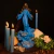 Iemanjá Onda (D) 27 cm - Resina - Umbanda Candomble - loja online