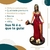 Pomba Gira Rosa Caveira (V/R) 24 cm - Resina - Umbanda Candomble na internet