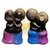 Casal Erê (P) (A/R) 14 cm - Resina - Umbanda Candomble - comprar online