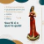 Pomba Gira Rosa Vermelha (R) 22 cm - Resina - Umbanda Candomble na internet