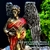 Imagem do Arcanjo Uriel (D) (V) 27 cm - Resina
