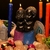 Casal Erê (P) (A/R) 14 cm - Resina - Umbanda Candomble na internet