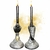 Castiçal Corvo 16 cm - Resina - comprar online