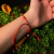Pulseira Vermelha De Sete 7 Nós Kabbalah Para Afastar O Mal + Fecho - Studio Orion Artigos Religiosos