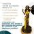 Oxum Premium (R) 33cm - Resina - Umbanda Candomble - Studio Orion Artigos Religiosos