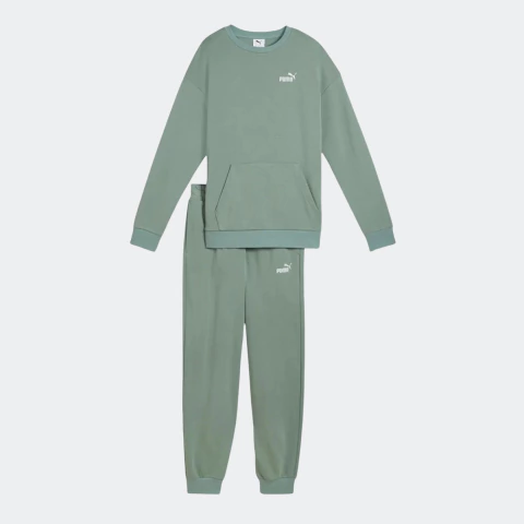 Conjunto Puma Relaxed Sweat Suit Mujer Verde - comprar online