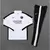 Conjunto TrackSuit De Treino De Futebol Paris - "White & Black" - loja online