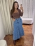 Saia Mid Jeans Carol na internet