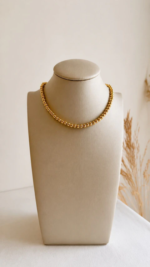 CO BOLA Nº 6 BANHADO A OURO 18K